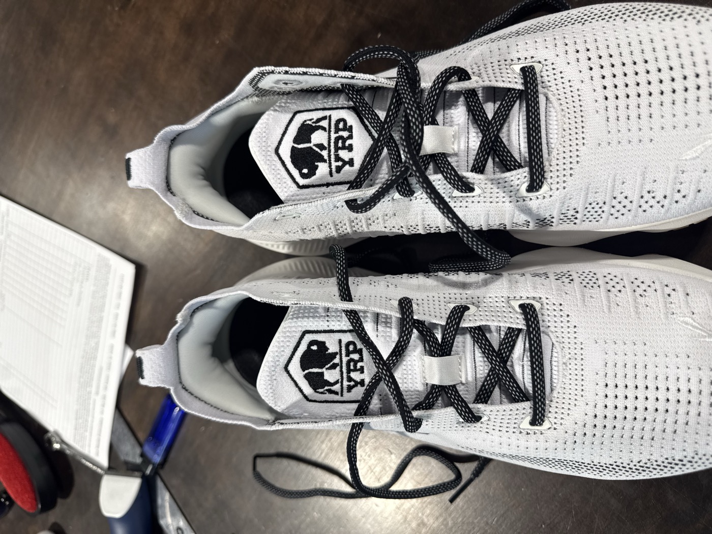 YRP custom embroidered sneakers